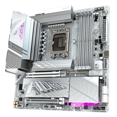 ����������� ����� Gigabyte Z890M AORUS ELITE WF7 ICE, LGA1851, Intel Z890, mATX, RTL