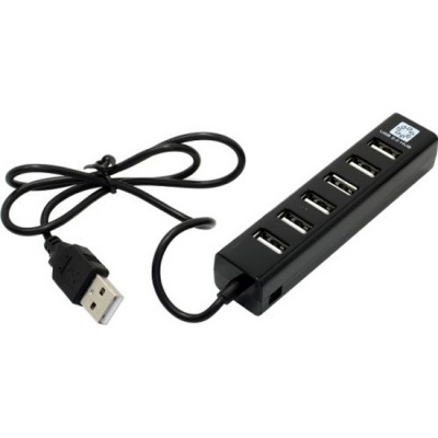  USB 5bites HB27-208BK 7*USB2.0 / USB Type-A (Black)