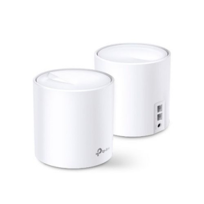 �������� Mesh ������� TP-LINK Deco X20 (2-pack) 802.11ax 2.4/5��� 1201Mbps 2xGbLAN