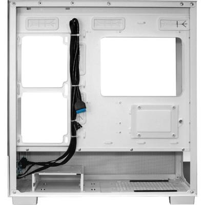������ XASTRA Q500M-0F White mATX/Aquarium/Screewless/no fans/ Q500M-0F-WH