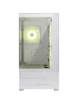 ������ ��� �� MSI MAG PANO M110R WHITE , Micro-ATX, 1xUSB 3.2 Gen 1, 1xUSB 3.2 Gen2x2 Type-C, 2x140mm, ARGB Reverse Blade Fan, 1x120mm ARGB Fan, ARGB+PWM Control Board, TG