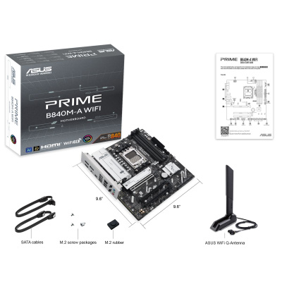 ����������� ����� ASUS PRIME B840M-A WIFI mATX, Ret 90MB1J20-M0EAY0