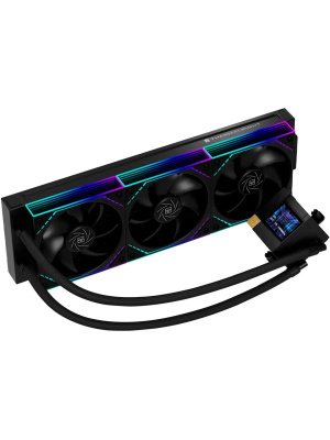 ��� Thermalright Core Matrix 360 Vision (360mm, LED, Black, ARGB/ Fans: 3x120mm, 68.9CFM, 28.2dBA, 2000RPM/ Pump height 64.4mm, Rad thickness 27mm/ S: 1700, 1200, 1851, 115X, AM5, AM4)