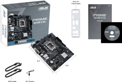 ����������� ����� ASUS PRIME H610M-D D4