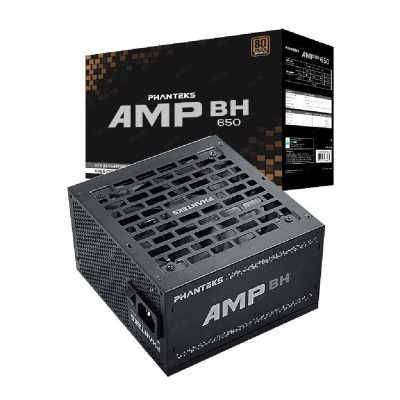 ���� ������� Phanteks AMP BH 650W (80 Plus Bronze, ATX 3.1, APFC, 120mm Fan, Black) / PH-P650B_BK01