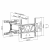 Кронштейн Ultramounts UM 910 37-75" max 35кг VESA 600x400 поворотно-выдвижной и наклонный Кронштейн Ultramounts UM 910 37-75" max 35кг VESA 600x400 поворотно-выдвижной и наклонный