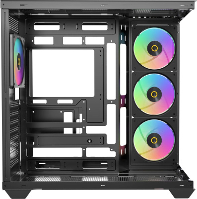 ������ �� Case Ocypus Gamma C74 BK ARGB, Midi-Tower, ��� �� (Gamma-C74-BKD400XX-GL)