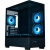 ������ XASTRA Q500M 6ARGB-C10-UC Black mATX/Aquarium/Screewless/ 6x120mm ARGB PWM FM fans/Argb+PWM HUB 10port/ Type-C/ Q500M-6FM12A-C10-UC
