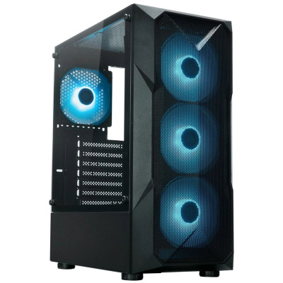 ������ XASTRA  A304 4ARGB Black ATX/Mesh/half-size TG/4x120mm ARGB FC fans/ A304-4FC12A