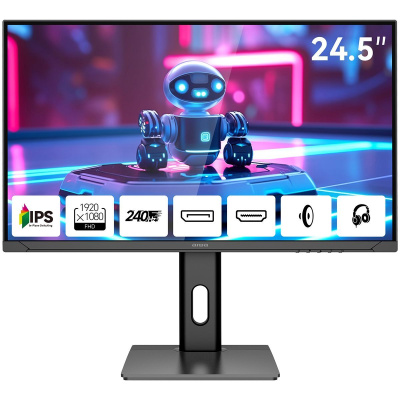 ������� 24.5" AIWA MD2510 IPS, 1920x1080, 1 ms, 240Hz, Black