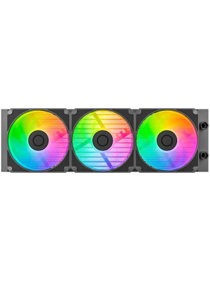 ��� ID-Cooling SL360 V2 ARGB Soc-AM5/AM4/1200/1700/1851 ������ 4-pin 14-30dB Al+Cu LCD 350W Ret