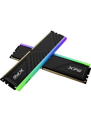 ����������� ������ ADATA DDR4 DIMM 32GB 3200MHz 2*16GB 16-20-20 BLACK DUAL TRAY RGB