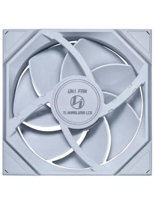 ���������� Lian Li UNI FAN TL WIRELESS LCD 140 Reverse Blade / 14RTLLCD1W1W WHITE / 140x140x28�� (PWM, ARGB, 1600 ��/��� (Max.), 29,4dBa) / G99.14RTLLCD1W1W.R0