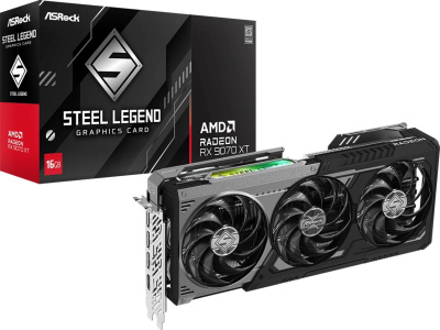 ���������� ASRock AMD Radeon RX 9070 XT Steel Legend Dark 16Gb (RX9070XT SLD 16G)