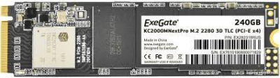������� ���� ExeGate SSD M.2 2280 240GB NextPro KC2000TP240 (PCIe Gen3x4, NVMe, 22x80mm, 3D TLC)
