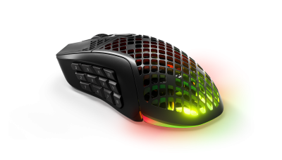 ���� SteelSeries Aerox 9 Wireless Black ���� ����������, ������������ (Bluetooth + ����������), 18000 dpi, USB