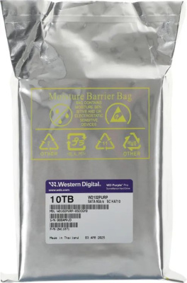 Ƹ����� ���� WD Purple Pro 10Tb SATA-III (WD102PURP)