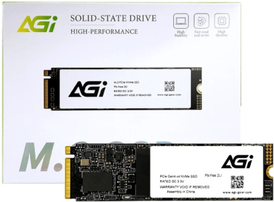 SSD ���������� AGI AI818 AGI2T0G43AI818-CB 2��, M.2 2280, PCIe 4.0 x4, NVMe, M.2