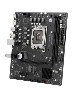 ����������� ����� Maxsun MS-Challenger B760M-H B760, LGA1700, 2*DDR4, 1*PCIEx16, 1*PCIEx1, 2*M.2, 2*TypeC, 6*USB3.2Gen1, 4*USB2.0, 3*SATA3.0, 1G, DP, HDMI, M-ATX, RTL