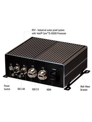 ����������� ��������� GIGAIPC QBiX-WP-WHLA8265H-A1 IP67 - Industrial water proof system with Intel� Core� i5-8265U Processor