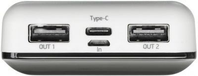   Digma DG-10000-SML-W    10000 ,  : USB-C, microUSB,  : 2x USB 3A