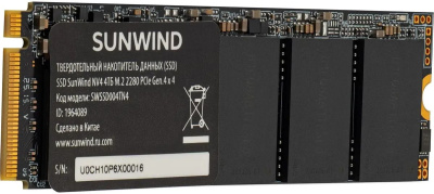 ���������� SSD SunWind PCIe 4.0 x4 4TB SWSSD004TN4 NV4 M.2 2280