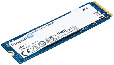 ���������� Kingston SSD NV3, 2000GB, M.2(22x80mm), NVMe, PCIe 4.0 x4, 3D TLC SNV3S/2000G