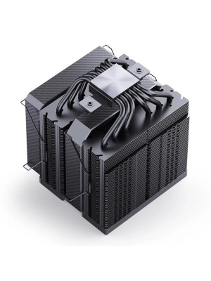 ����� JONSBO HX6280 Black LGA1851/1700/1200/115X/AM5/AM4 (TDP 280W, PWM, 130mm Black Fan*1, 120mm Black Fan*1, 6 �������� ������, ������ ����, ������, 4-pin) Retail