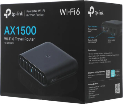 ������ ������������ TP-Link TL-WR1502X AX1500 10/100/1000BASE-TX/4G ready ������