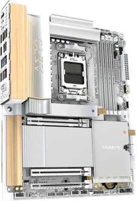 ����������� ����� Gigabyte X870E AERO X3D WOOD, Socket AM5, AMD X870E, ATX, Ret