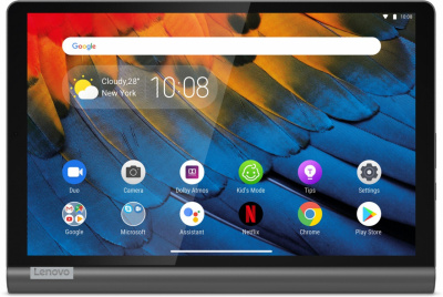  Lenovo Yoga Tablet YT-X705F Snapdragon APQ8009 (1.8) 8C/RAM3Gb/ROM32Gb 10.1" IPS 1280x800/3G/4G/Android 6.0//8Mpix/BT/GPS/WiFi/Touch/microSD 128Gb/8400mAh/18hr/ 1344hrs