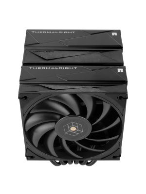 ����� Thermalright Royal Knight 120 Black Soc-AM5/AM4/1200/1700/1851 ������ 4-pin 28.4dB Al+Cu Ret (RK120-BL)