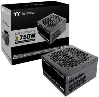 ���� ������� Thermaltake ToughPower GT Gen.5 750W, 80+ gold, 140��, ������, retail PS-TPT-0750FNFAGE-3