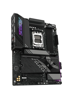����������� ����� GIGABYTE X870E AORUS ELITE WIFI7, AM5, X870, 4*DDR5,  4*SATA, 4*M.2, 7*USB 3.2, 2*USB 2.0, 2*Type-C, 3*PCIx16, HDMI, ATX