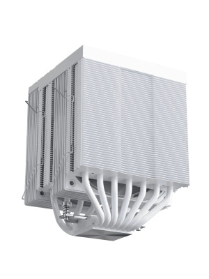 ����� 1STPLAYER FROST BITE FB12DS-7 White / 7HPx6mm, dual tower, 270W TDP, 2x120mm fans, 800-2300 RPM, 70.15 CFM, 34.8 dBA / FB12DS-7-WH