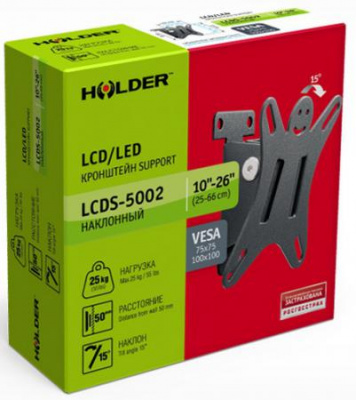  Holder LCDS-5002     10-26"    50  15 VESA 100x100  25 