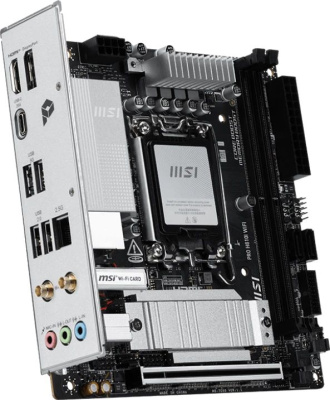 ����������� ����� MSI PRO H810I WIFI, H810, LGA1851, mini-ITX, Ret