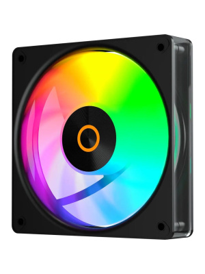 ����� ��� ������� Ocypus Gamma F12 Elite BK ARGB REVERSE BLADE (120x120x25mm, 4-pin PWM, ARGB, 56CFM, 26dBA, 1800RPM, Black)