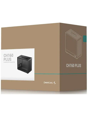 ������ Deepcool CH160 PLUS ��� ��, ������� ���� (���������� ������), ������, MICRO ATX/MINI-ITX