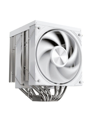 ����� 1STPLAYER FROST BITE FB12DS-6 White / 6HPx6mm, dual tower, 250W TDP, 2x120mm fans, 800-2300 RPM, 70.15 CFM, 34.8 dBA / FB12DS-6-WH