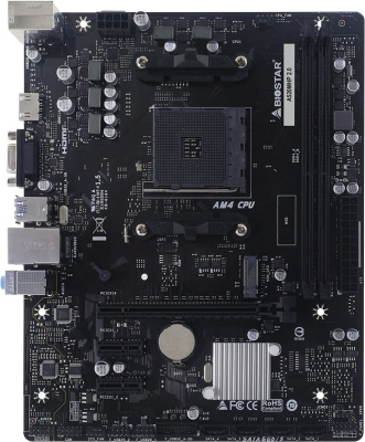 ����������� ����� Biostar A520MHP 2.0, Socket AM4, AMD A520, mATX, Ret