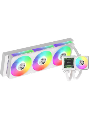 ������� �������� ���������� Formula V Line Cryo Wing Digi 360 WH, 360mm, LCD 2.73", 3x120mm, ARGB fans, LGA115X/1200/1700/1851/1366/2011/2066, AM3/AM4/AM5/Ryzen3/Ryzen5/Ryzen7/Threadripper/RT4