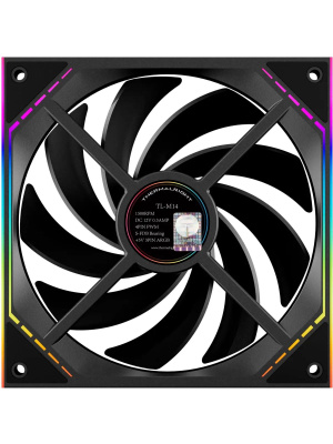����� ��� ������� Thermalright TL-M14 (140x144x25mm, 4-pin PWM, ARGB, 88.75CFM, 23.7dBA, 1500RPM, Black)