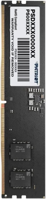 Memory Module PATRIOT Signature Line DDR5 ����� ����� ������ 32�� Module capacity 32�� ���������� 1 5200 ��� ��������� ������� ���� 42 1.1 � PSD532G52002