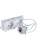 ������� �������� ���������� 1STPLAYER X-240 White / 2x120mm, ARGB, IPS display / X-240-WH