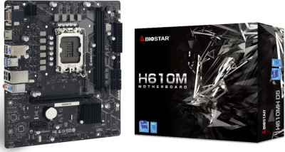 ����������� ����� Biostar H610MH D5, LGA 1700, Intel H610, mATX, Ret