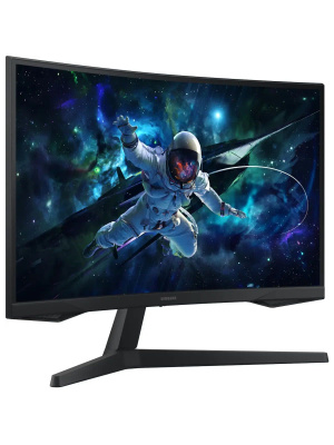 ������� Samsung 27" Odyssey G5 S27CG552EMXUE ������ VA LED 1ms 16:9 HDMI ������� 300cd 178��/178�� 2560x1440 165Hz DP Quad 2K (1440p) USB 4.1��