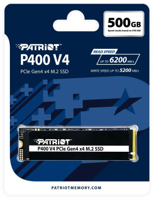 ���������� SSD Patriot PCIe 4.0 x4 500GB P400VP500GM28H P400 V4 M.2 2280