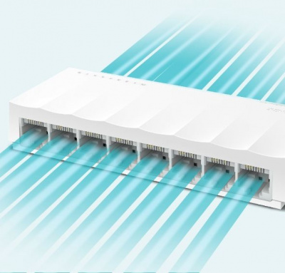 TP-Link ���������� LS1008, 8 ������ Ethernet 100 ����/�