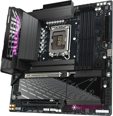����������� ����� GigaByte B860M Aorus Elite WIFI6E Soc-1851 Intel B860 , mATX, Ret